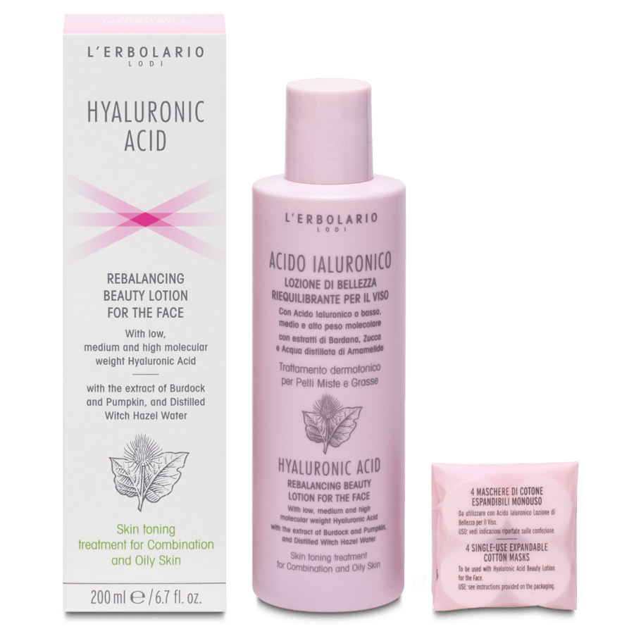 HYALURONIC ACID REBALANCING BEAUTY LOTION FOR THE FACE 200ml