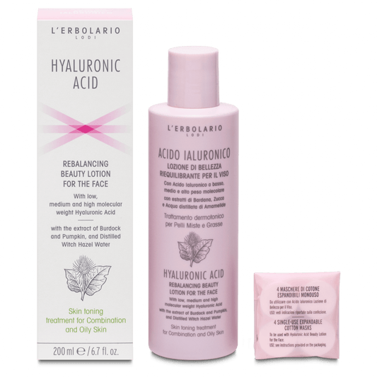 HYALURONIC ACID REBALANCING BEAUTY LOTION FOR THE FACE 200ml