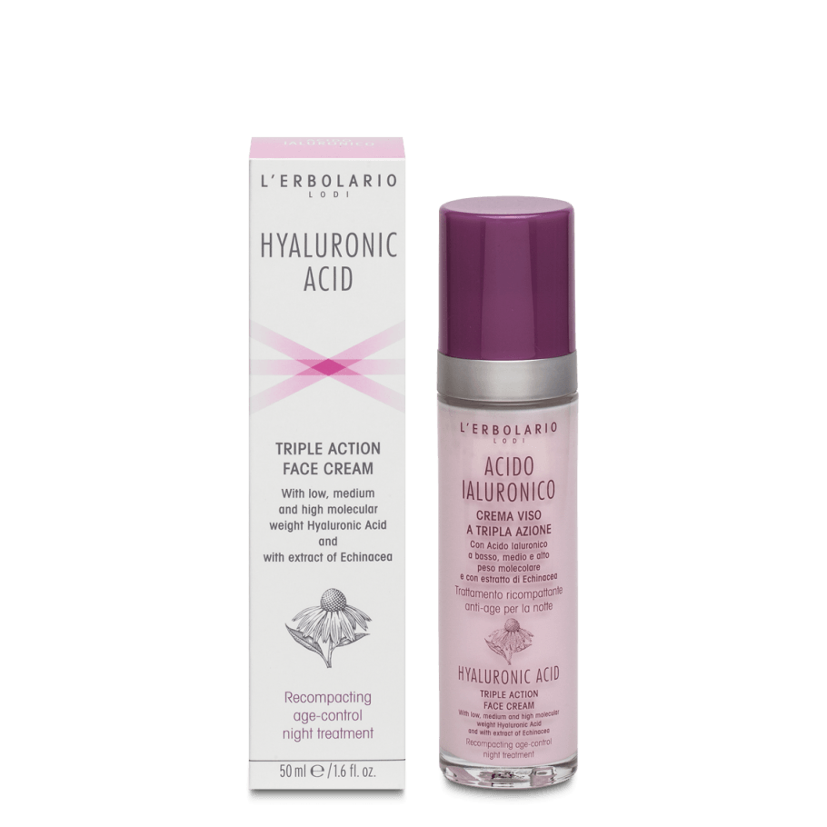 HYALURONIC ACID TRIPLE ACTION FACE CREAM NIGHT TREATMENT 50ml