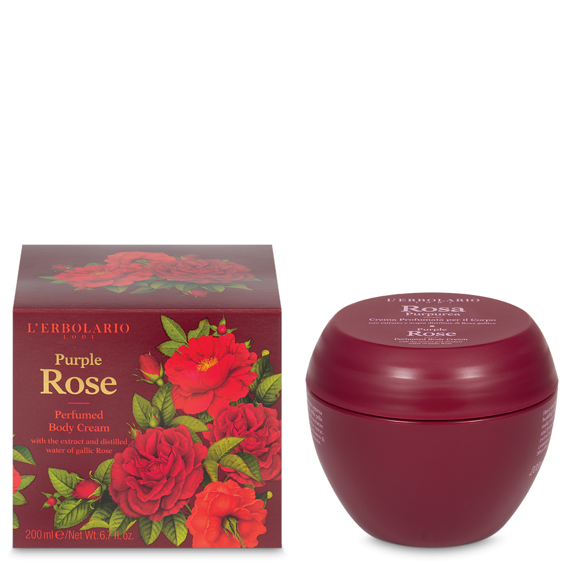 Purple Rose Perfumed Body Cream 200ml