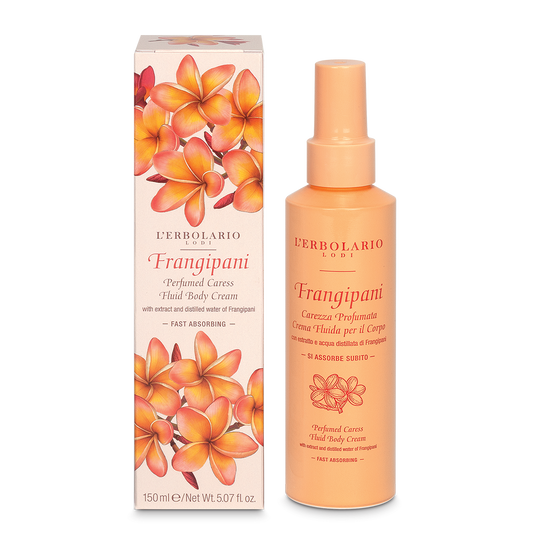 Frangipani Perfumed Caress Fluid Body Cream 150ml