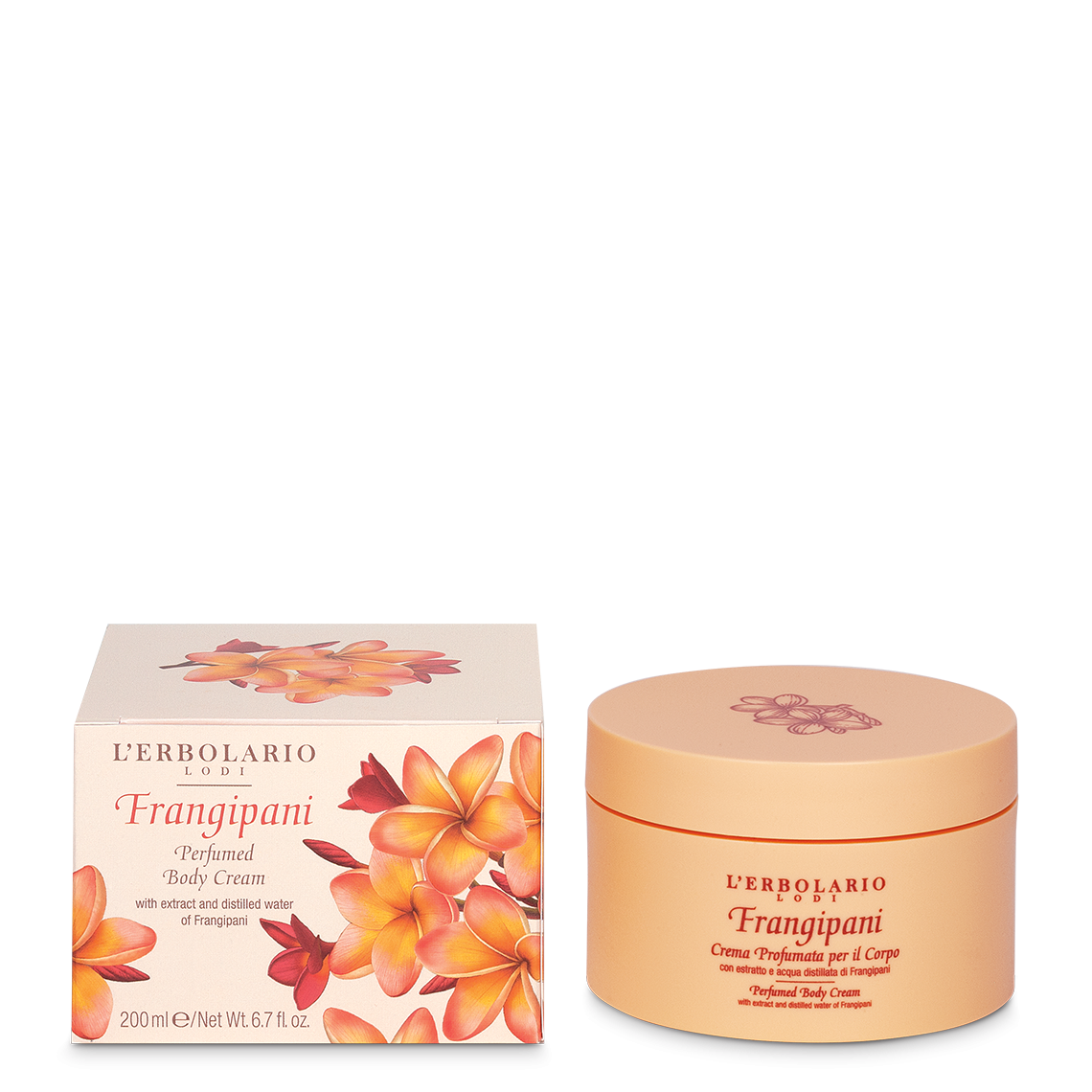 Frangipani Perfumed Body Cream 200ml